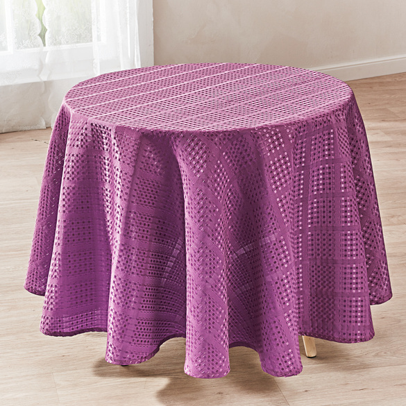 Tischdecke lila, Ø 140 cm