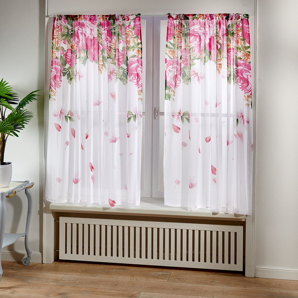 Vorhang 'Rosen' 140 x 140 cm Eldo