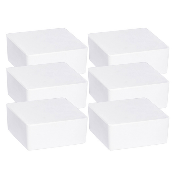 WENKO Raumentfeuchter Cube Nachfüller 1000 g, 6er Set, Luftentfeuchter Nachfüllpack