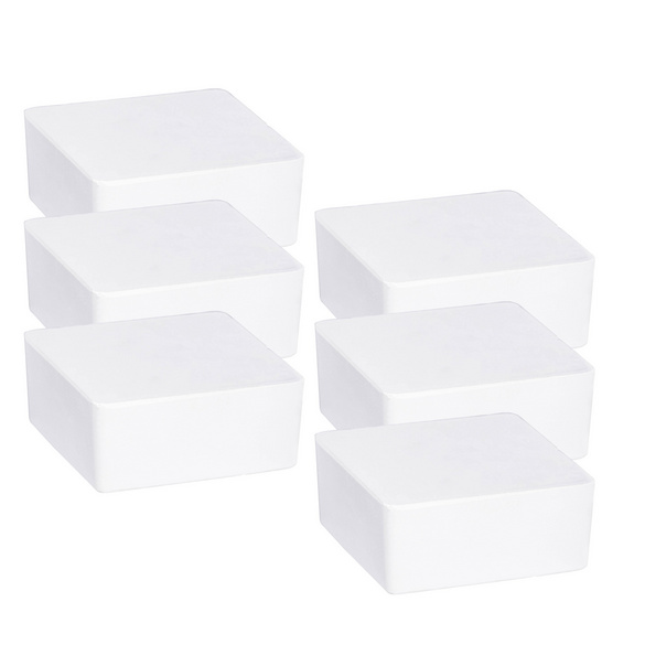 WENKO Raumentfeuchter Cube Nachfüller 500 g mit Orangenduft, 6er, Luftentfeuchter Nachfüllpack