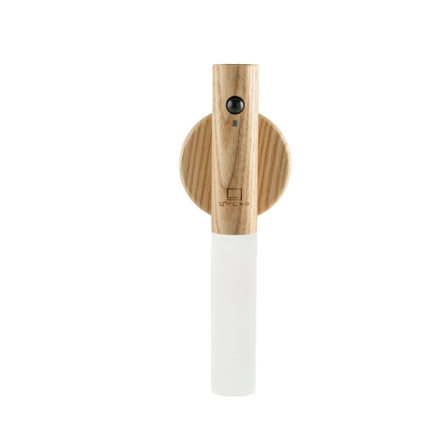 Gingko Smart Baton Light Stablampe mit Bewegungsmelder - esche hell - 18x2,5x2,5 cm