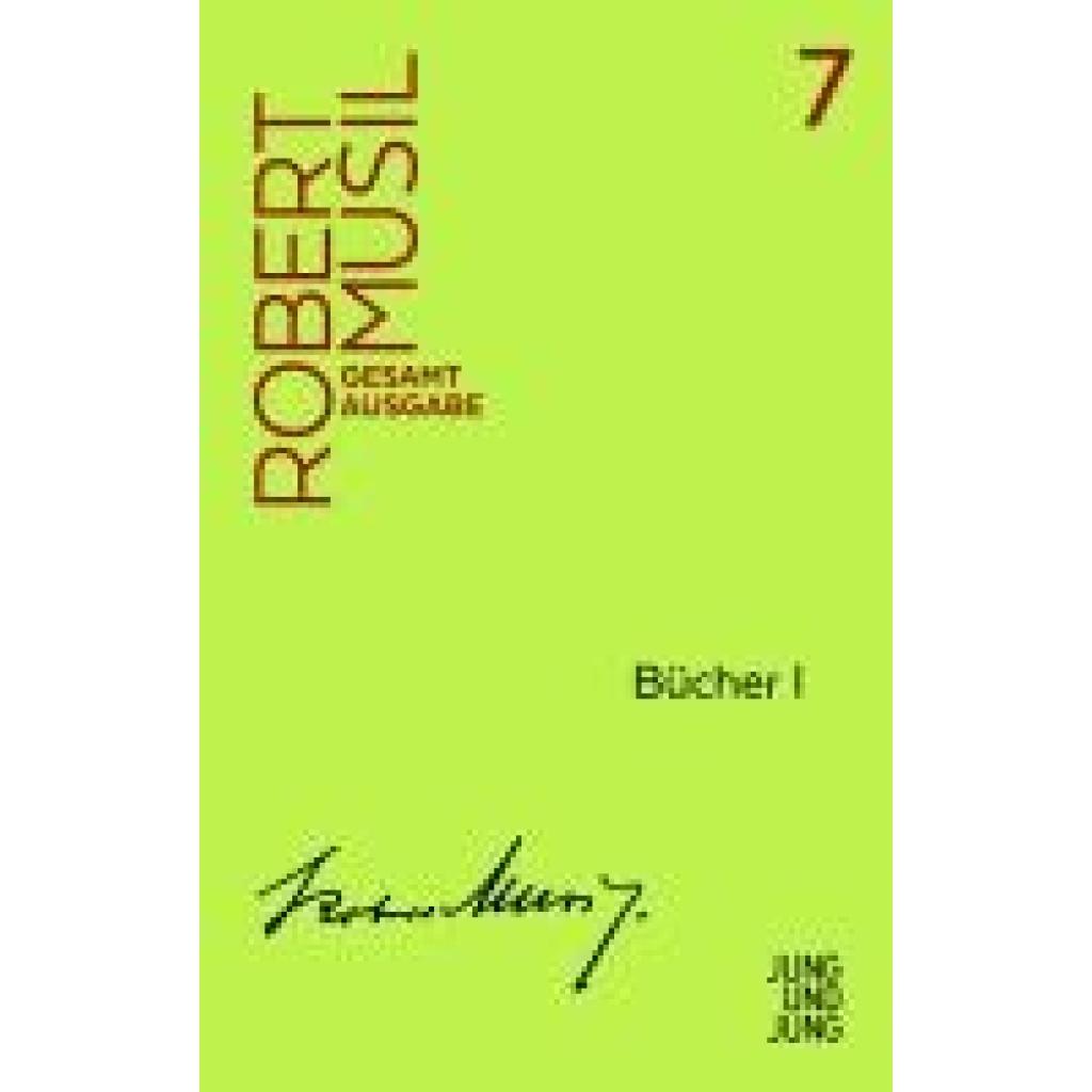 Musil, Robert: Bücher I