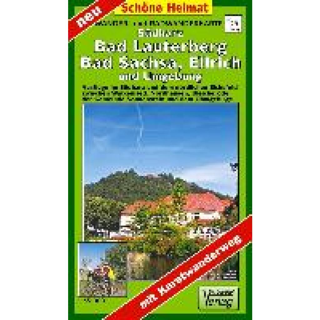 Verlag Barthel: Wander- und Radwanderkarte Südharz, Bad Lauterberg, Bad Sachsa, Ellrich und Umgebung