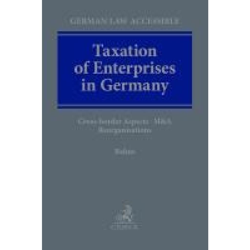 Bahns, Jochen: Taxation of Enterprises in Germany