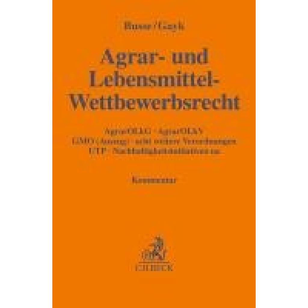 Agrar- und Lebensmittel-Wettbewerbsrecht