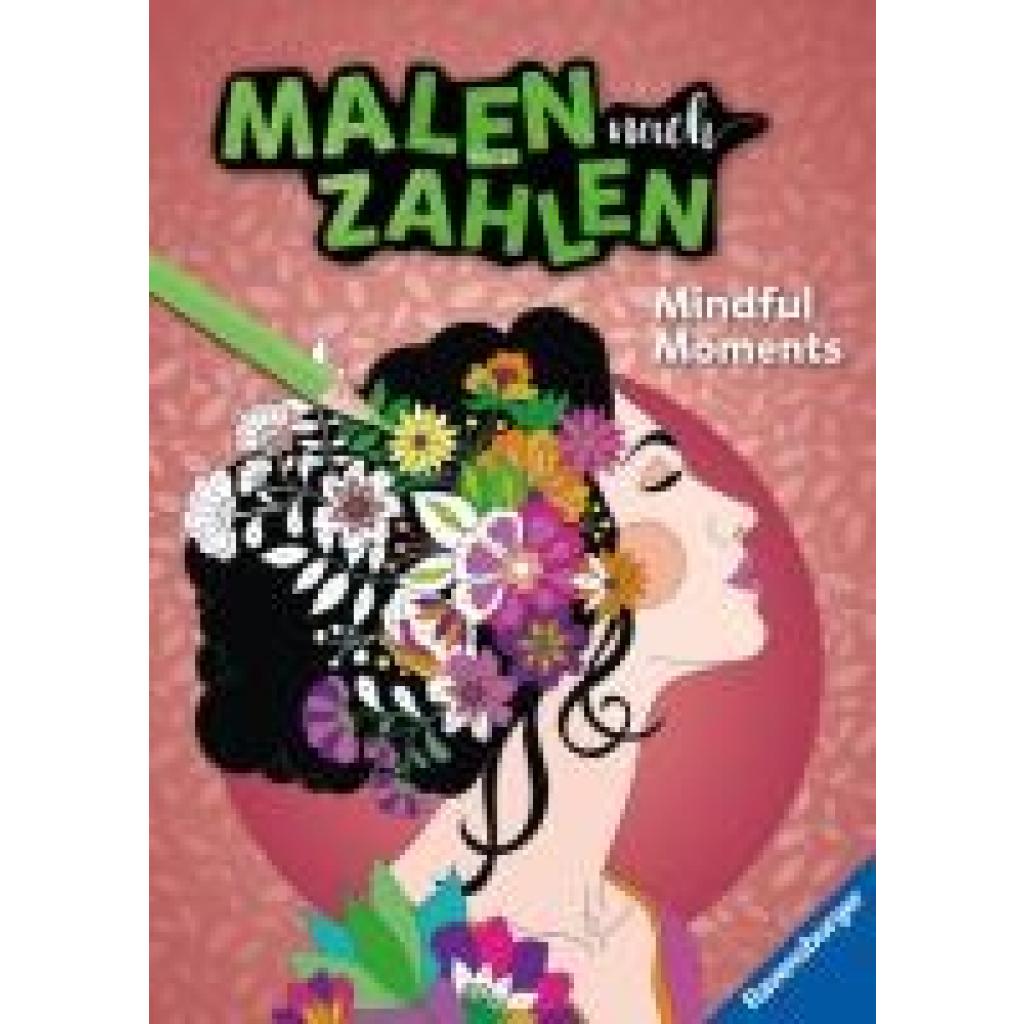 Ravensburger Malen nach Zahlen Mindful Moments - Malen und Entspannen - 32 Motive abgestimmt auf Buntstiftsets mit 24 Farben (Stifte nicht enthalten) - Für Fortgeschrittene