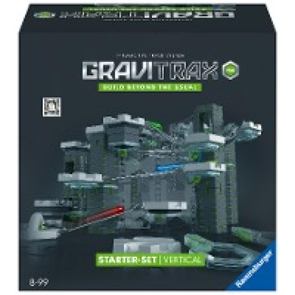 Ravensburger GraviTrax PRO Starter-Set Vertical. Interaktives Kugelbahnsystem, Konstruktionsspielzeug ab 8 Jahren. Kombinierbar mit allen GraviTrax Produktlinien, Starter-Sets, Extensions & Elements