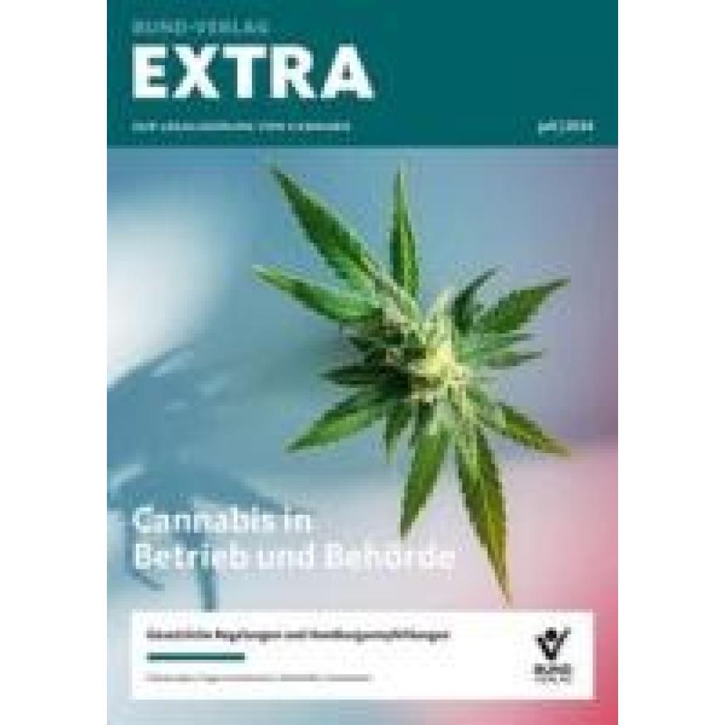 Hoffmann, Jörg: EXTRA zur Legalisierung von Cannabis