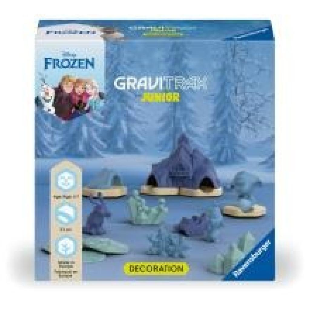 Ravensburger 23861 GraviTrax Junior Extension Disney Frozen, Murmelbahn für Kinder ab 3 Jahren, mit Spielfiguren aus der Welt der Eiskönigin