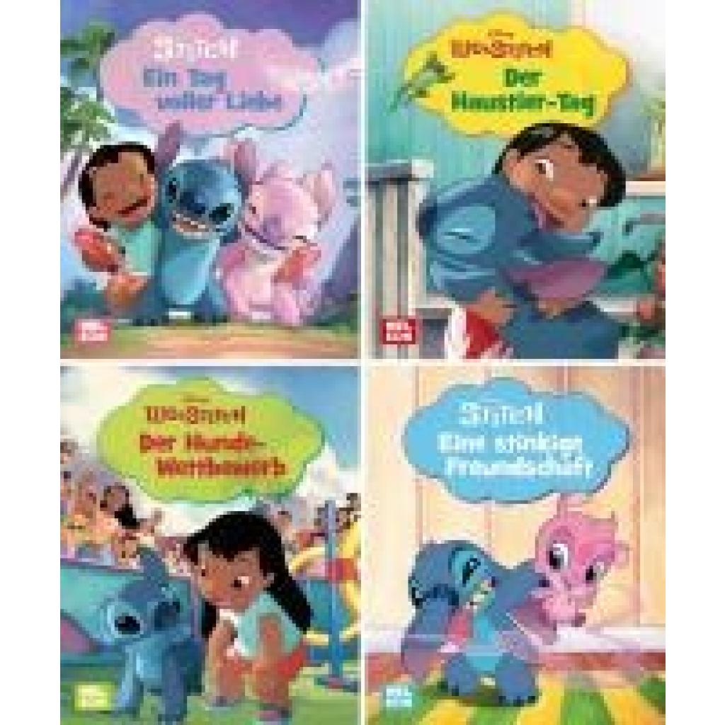 Nelson Mini-Bücher: Disney Lilo & Stitch 1-4