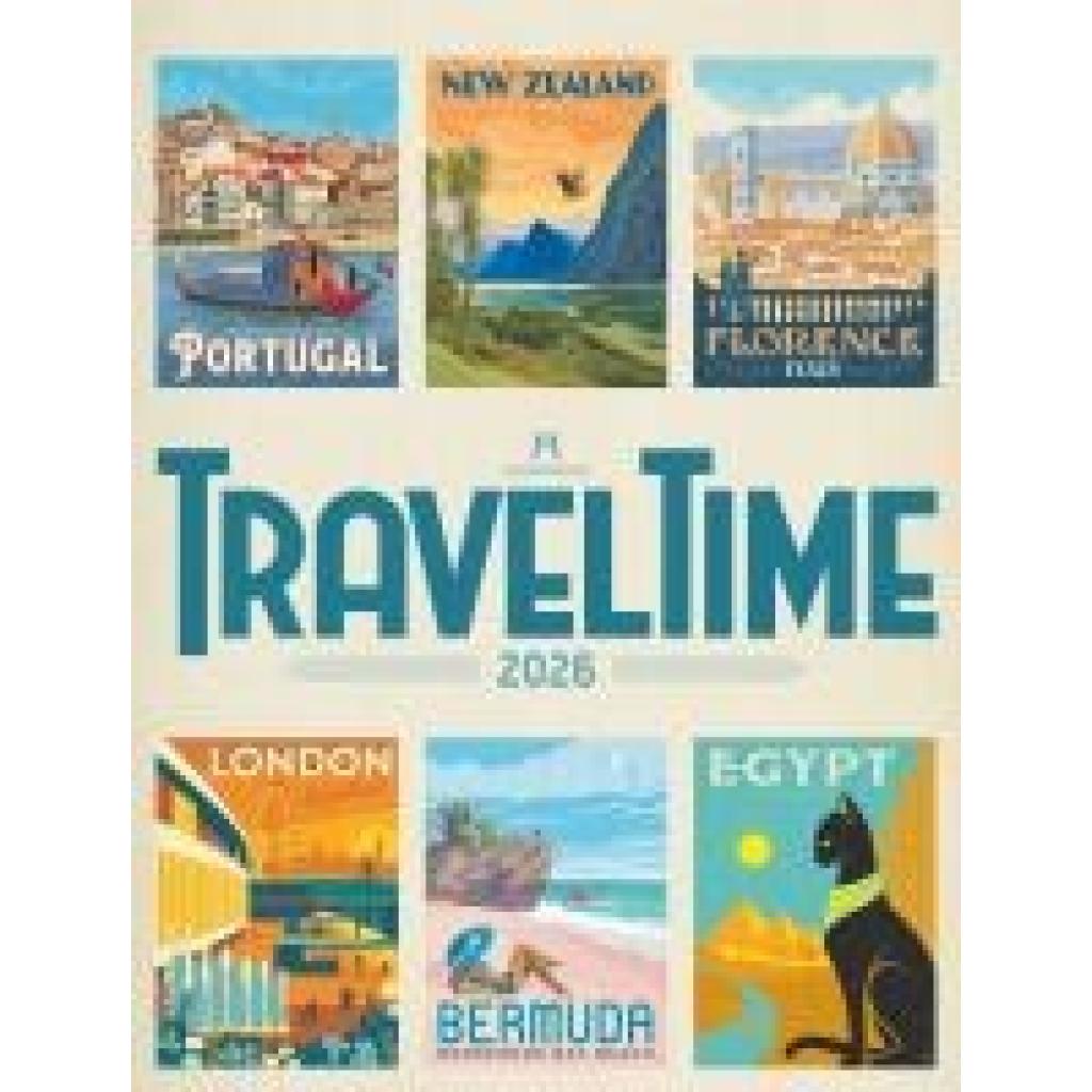 Travel Time Plakate-Kalender 2026