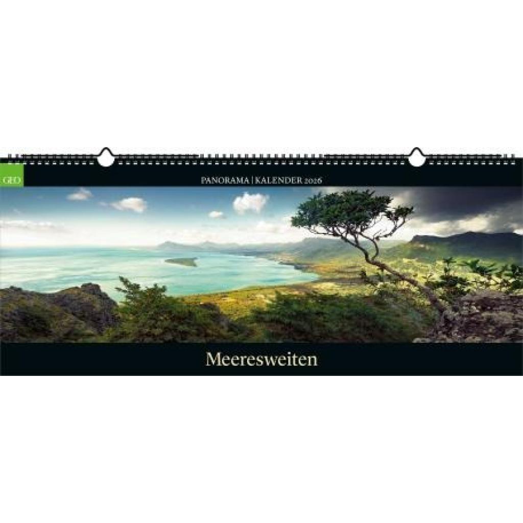 GEO Panorama: Meeresweiten 2026 - Panorama-Kalender - Wand-Kalender - Groß-Format - 120x50
