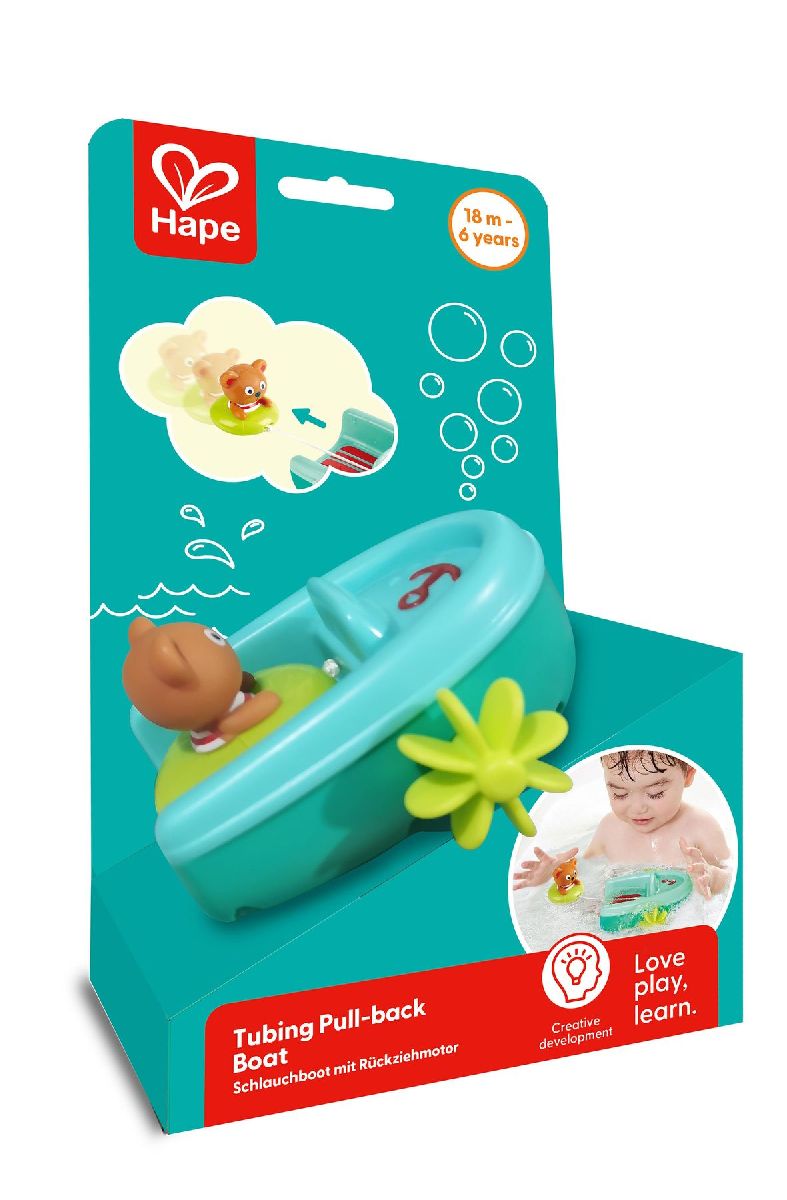 Hape - Schlauchboot mit Rückziehmotor
