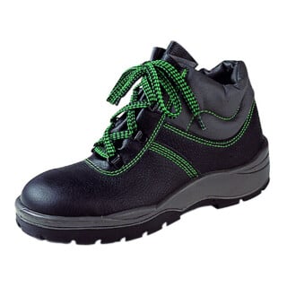 Bau-Schnürstiefel 39000, Gr. 39, schwarz/grau, Leder, S3, SRA, EN20345