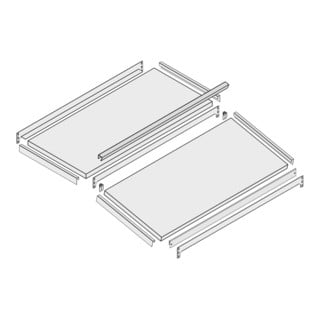 Bito Zusatzebenen BGSF doppelte Regaltiefe