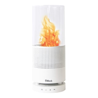 block Bluetooth Lautsprecher The Flame weiß Bluetooth® Akku 7,4 V 2400 mAh