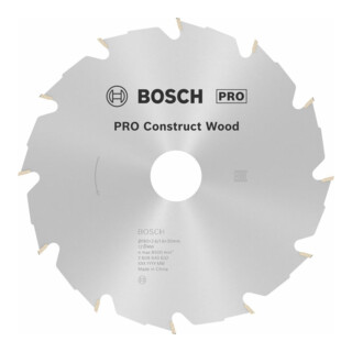 Bosch Kreissägeblatt Construct Wood 180 x 30/20 x 2,6 mm 12
