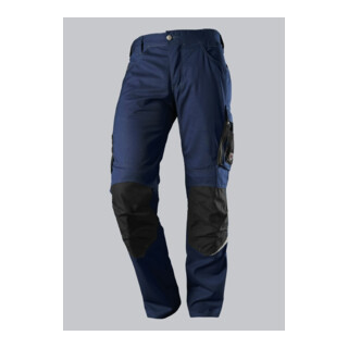 BP® Leichte Arbeitshose mit Kniepolstertaschen, nachtblau/schwarz, Gr. 50, Länge n