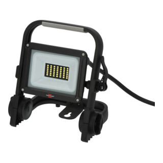 Brennenstuhl Mobiler LED Strahler JARO 3060 M / LED Baustrahler für außen IP65 (LED Arbeitsstrahler 20W mit 2m Kabel, LED Baustellenstrahler mit Schnellspannverschluss und 2300lm)