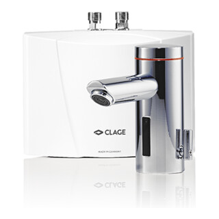 Clage Klein-Durchlauferhitzer LUMINO MBX7 6,5 kW, 400 V, Fest. 16 A, m Arm.