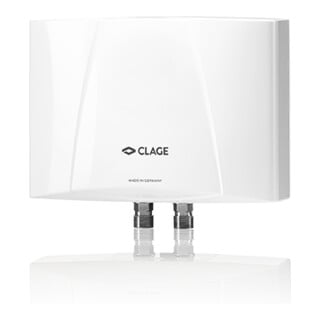 Clage Klein-Durchlauferhitzer-Übertisch M7-O 6,5kW, 400V, Fest. 16 A, hydr. gest