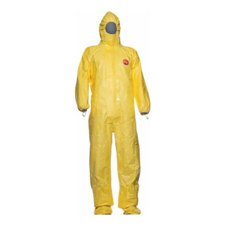 Dupont Schutzoverall Typ 3/4/5/6 Tychem 2000 C, gelb, Unisex-Größe: XL