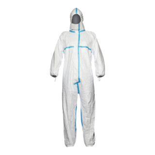 Dupont Schutzoverall Typ 4/5/6 Tyvek 600 Plus, weiß, Unisex-Größe: S