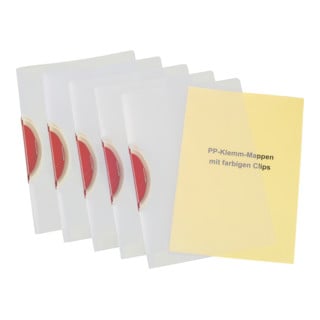 Eichner PP-Klemm-Mappen 0,45 mm, helltransparent