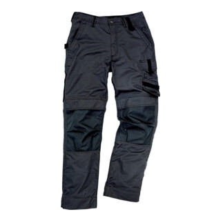 Excess Arbeitshose Champ, Gr. 58, schwarz/schwarz