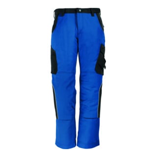 FHB BRUNO Arbeitshose Twill royal-schwarz Gr. 48
