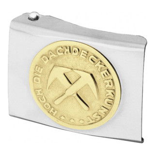 FHB HOLGER Koppelschloss Silber Dachdecker silber