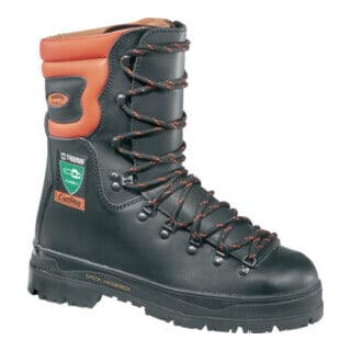Forstsicherheitsstiefel Cutstop High Gr.45 schwarz/orange Leder S3 ISM