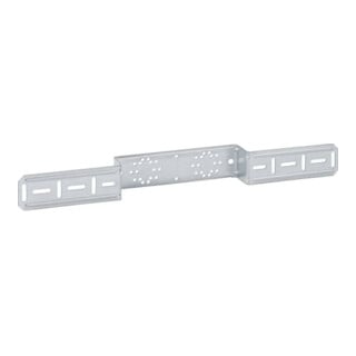 Geberit Montageplatte abg., m Bef., vz, f 2 Armatur 10/12cm