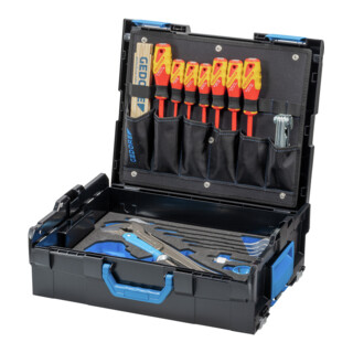 Gedore 1100-03 L-BOXX 136 mit Sortiment Sanitär 44-teilig