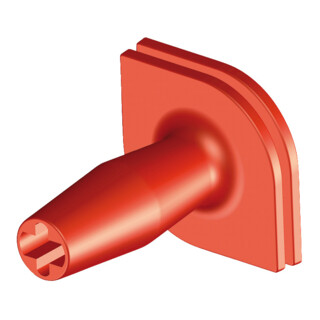 Gedore Handschutzgriff für Meißel ab 250 mm Länge, ergonomisch, doppelte Schutzplatte, hohe Sicherheit, PVC, 108 UNI