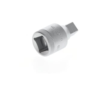 Gedore Reduzierstück, 1/2 Zoll auf 3/8 Zoll, Für handbetätigte Steckschlüsseleinsätze mit Vierkantantrieb, Kugelarretierung, Vanadium-Stahl 31CrV3