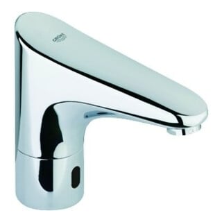 Grohe Waschtisch-Armatur Europlus E chrom, Batteriebetrieb, ohne Mischung