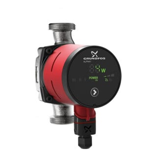 Grundfos Hocheffizienz Umwälzpumpe Alpha1 20-60N, 150mm, G 1 1/4, PN 10, 230 V, ES