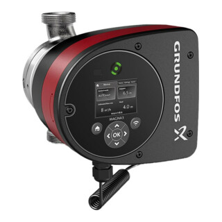 Grundfos Umwälzpumpe MAGNA3 32-60 N, G 2, 180mm, PN 10, 230V