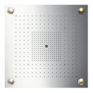 hansgrohe KB Axor ShowerHeaven 720/720 720x720mm, m Beleucht., Edelstahl-Optik
