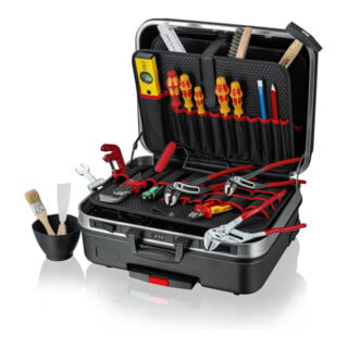 KNIPEX 00 21 06 HK S Werkzeugkoffer „BIG Basic Move' Sanitär 31-teilig 515 mm