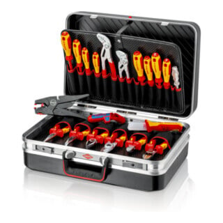 KNIPEX 00 21 20 Werkzeugkoffer 'Vision24' Elektro 20-teilig 180 mm