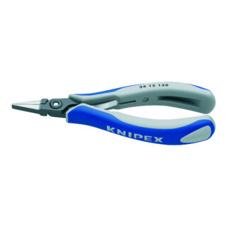 KNIPEX 34 12 130 Präzisions-Elektronik-Greifzange brüniert 135 mm