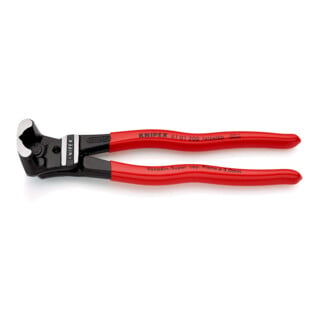 KNIPEX 61 01 200 Bolzen-Vornschneider hochübersetzt mit Kunststoff überzogen schwarz atramentiert 200 mm