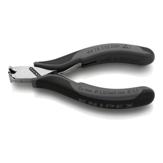 KNIPEX 64 12 115 ESD Elektronik-Vornschneider ESD 115 mm