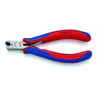 KNIPEX 64 32 120 Elektronik-Vornschneider 120 mm