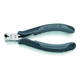 KNIPEX 64 32 120 ESD Elektronik-Vornschneider ESD 120 mm