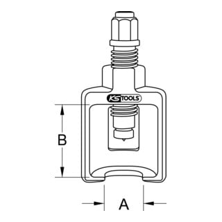 KS Tools Kugelgelenk-Abzieher-Glocke VIBRO-IMPACT