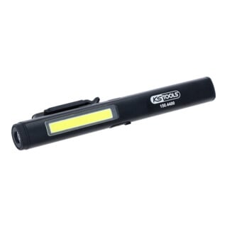 KS Tools LED COB Stripe Inspektionslampe 350 Lumen mit UV-Spot LED und Laserpointer