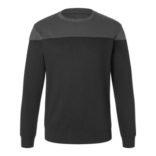 KÜBLER Sweatshirt schwarz/dunkelgrau XXL